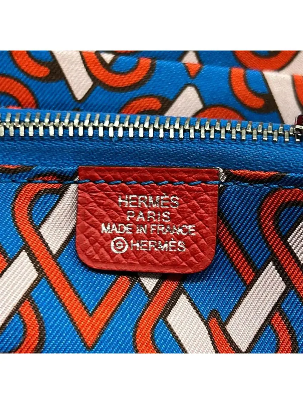 Hermes Azap Compact Silkin Rouge Ladieu #278544H14B